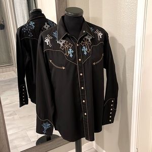 Mens (Large) Scully Western Shirt